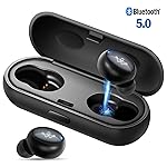 Ultimo Cuffie Bluetooth 5.0 Auricolari Senza Fili Bluetooth Mini Invisibile Auricolari con Stereo 3D, Bilanciamento...