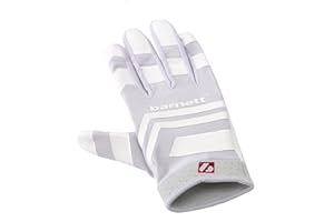 ‎BARNETT BARNETT FRG-03 Junior Receiver Football Gloves, (RE, DB, RB) White