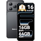 Blackview Wave 7C Mobile Phone Cheap Good Android 16, 16+64GB/2TB TF Cellphones, 32MP+13MP, 6.56", Smartphone Free Offer 5000