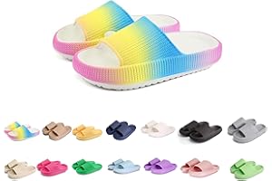 TUANMOZI Unisex Kinder Badelatschen Jungen Mädchen Badeschlappen Original Slippers Wolke Hausschuhe