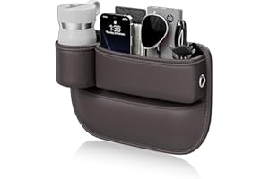 Convitex Car Seat Gap Filler Storage Box Between Seats, Universal Gap Filler for Car Seats, Fill The Gap Between Seat and Console Stop Items from Dropping