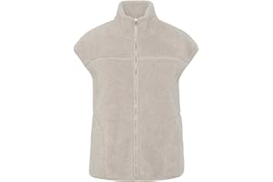 PIECES Damen Pcsadia Teddy Vest Noos Bc Pcsadia Teddy Vest Noos Bc (1er Pack)