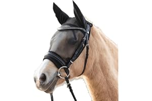 Waldhausen Fliegenmaske Ride, schwarz, VB
