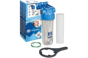 PLUMBING4HOME 1/2" Cold Water Filtration in-Line Purify System Housing + Whole Filter Set