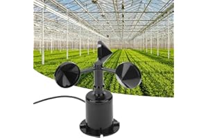 Mumusuki 0-70 m/s Umgebungssignal Ausgang Impulstyp Kohlenstoff Windgeschwindigkeitssensor Anemometer DREI Tassen Sender Windgeschwindigkeitssensor Anemometer