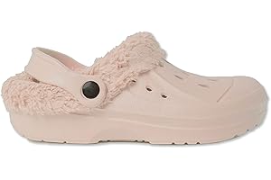 THE ESSENTIALS WARDROBE Boys Girls Clogs Fleece Lined Unisex Cosy Warm Boys Sandals Slippers Slip On