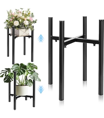 Pot De Fleurs En Plastique Pour Plantes D'Intérieur 18 Pièces Supports De Plantes D'Extérieur