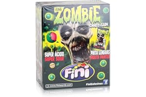CASA DEL DOLCE Fini Zombie - Candy Gum - Caja con 200 caramelos de chicle empaquetados individualmente.