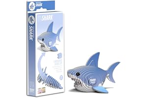 EUGY Modèle, 3D Shark, Kit de Loisirs créatifs