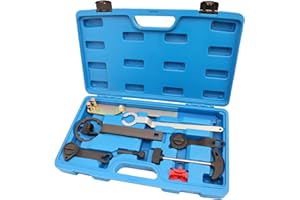 ‎MR CARTOOL MR CARTOOL Zahnriemen Werkzeuge für VW VAG Kfz Motor Nockenwelle Arretierwerkzeug Motoreinbauwerkzeugsatz Kompatibel mit VW New Jetta Santana LaVida 1.0 1.2 1.4 TSI, TFSI, 3 & 4 ZYL EA211 (9 PCS)