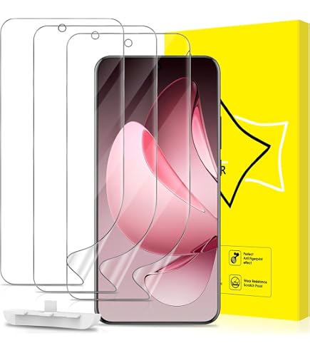 Lutree per OPPO Reno 13 5G Vetro Temperato + Pellicola Fotocamera, [2+2 Pezzi], Senza Bolle Anti Graffio Pellicola Prottetiva, HD Anti-Impronte Pellicola Protezione Schermo