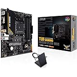 ASUS TUF GAMING A520M-PLUS - Scheda madre Micro-ATX AMD B550 Ryzen AM4, M.2, Wi-Fi 802.11ac, SATA 6 Gbps, USB 3.2 Gen. 1, e c