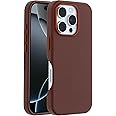 OtterBox Symmetry Series Cactus Leather MagSafe Case for iPhone 16 Pro, Shockproof, Drop proof, Protective Thin Case, 3x Tested to Military Standard, Brown