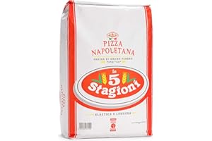 Le 5 Stagioni Pizza Neapolitan Italian 00 Pizza flour - 1kg 100% Italian Product to Prepare a True Napoletana Pizza