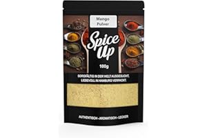 GENERISCH Spice Up Mangopulver 100g – Amchur Powder 100g – 100% naturreines Mangogewürz – Fruchtig-säuerlich & fein gemahlen – Für Currys, Chutneys, Dals & Streetfood – Vegan & ohne Zusatzstoffe