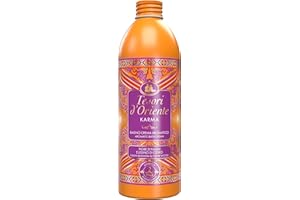 Tesori d'Oriente - Bagno Crema Karma, Bagnoschiuma dalle Note Floreali di Fiore di Nashi e Legno di Cedro, Deterge Dolcemente la Pelle, Rilassante, 500ml