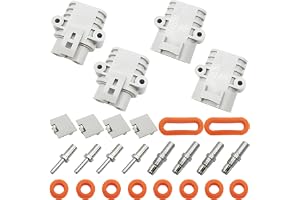 CESFONJER 50 A 600 V batterianslutning kontakt (2 set) – Quick Connect batterikontakt kontakt snabbanslutning kontakt för luf