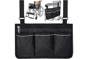 BENATON Sac de Fauteuil Roulant, Sac de Rangement Fauteuils Roulants, Sac D'accessoires pour Fauteuil Roulant, pour Fauteuils Roulants, Chaises pour Enfants, Chaises Électriques
