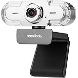 papalook Webcam with Microphone, PA452 Pro Full HD 1080P PC Web Camera for Video Calling, Manual Focus and USB Camera for Des