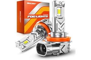 SEALIGHT H11 H8 H9 LED Lampadine, 2025 Nuovo 110W 14000LM Fari LED Super Luminosi 6500K Bianco Anabbaglianti o Abbaglianti Luminosi, 800% Più Luminoso, 2Pezzi