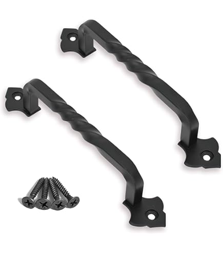 Maniglie A D In Ghisa Per Porte - Set Da 2 Per Cancelli, Fienili E Capannoni - Foto 10