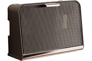 SERLIUM Router Shelf Wall Mounted WIFI Router Storage Box Great Capacity Power Strip Power Socket Cable Storage Case for Home (Coffee Color Large Size 30x12x22cm/11.8x4.7x8.7in)