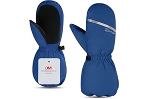 ‎KUTOOK KUTOOK Fäustlinge Kinder Wasserdicht Warme Winterhandschuhe Ski Snowboard Fußball SF508