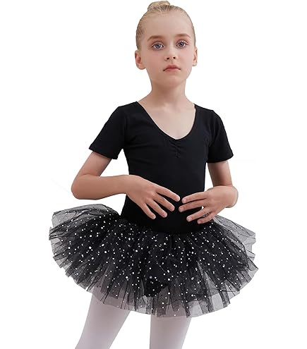 Jowowha Enfant Fille Costume De Patinage Artistique Sport Compétition Justaucorp Danse Patinage Sur Glace Strass Brillante Tutu Robe Danse Ballet 6-16 Ans B Blanc 13-14 Ans
