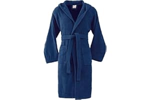 Bassetti Morbido Accappatoio 360 gr con Cappuccio 100% Cotone Uomo Donna Spugna Taglie Forti - ITALY Designed - Collezione VIVIAN