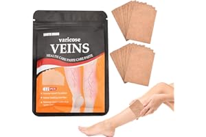 COLEXY Krampfaderpflaster für Beine,24PCS Varicose Veins Patch,Besenreiser Entfernen,Krampfadern Relief Patch,Vene Patches,Spider Leg Repair Patch,Verbesserung der Durchblutung,Vene Linderung Kräuterpflaster
