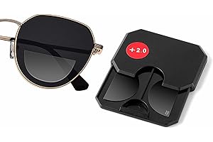 Connextion Selbstklebende Bifokal Leselinsen, Abnehmbar Vergrößerungs Leselinsen, Wiederverwendbare Bifokale Leselinsen für Sonnenbrillen,Brillen,Schutzbrillen,Skibrillen (Transparenz+1.5/+2.0)
