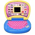 iChoice Educational Learning Laptop for Kids with LED Display, Alphabet ABC and 123 Number Learning Computer for Kids (Multicolor)