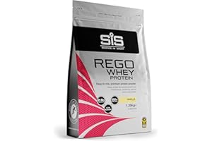 Science In Sport REGO Whey Protein Powder | Muscle Building & Recovery with BCAA Amino Acids | Vanilla Flavour, 1.35 kg, 45 Servings