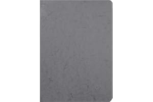 ‎CLAIREFONTAINE Calligraphe 733065C Heft AgeBag (DIN A4, 21 x 29,7 cm, liniert, ideal für Ihre Notizen und Zeichnungen, 48 Blatt) 1 Stück grau