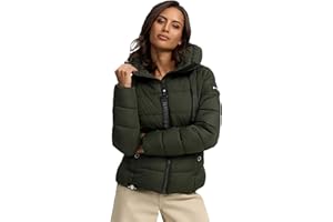 Navahoo Damen Steppjacke Winterjacke Stehkragen gefüttert B930