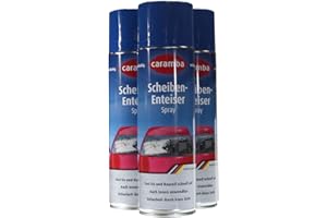 SAKIOO 3x Caramba Scheiben Enteiser Scheibenenteiser Spray Sprühdose 500ml (6euro/l)