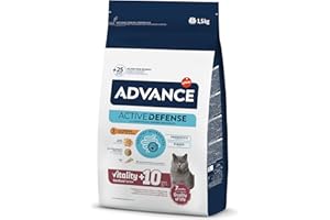 Advance Cat Senior Sterilized - Croquettes pour Chats Senior Stérilisés avec du Poulet - 1,5kg