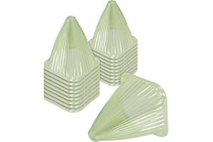 Spetebo Kunststoff Gartenglocke grün 24 x 19 cm - 20 Stück - Mini Gewächshaus für Keimlinge - Pflanzhut Pflanzenschutz Schneckenschutz Frostschutz Anzuchthilfe wetterfest