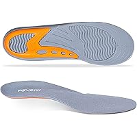 FOVERA Gel Insoles Pair - Shoe Inserts for Walking, Running, Hiking - Full Length Orthotics for All-Day Comfort (Female…