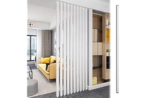 WAHHWF Separador de Ambientes De suelo a techo Separador de ambientes - Madera Sólida Pantalla Partición Post, Moderno Lujo Columna de Sala de Estar Dormitorio Pared Barra Vertical Separadores de ambientes (