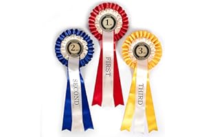 Farriers Equine Care Rosettes Set of Three 1st 2nd 3rd Place Excellent Quality
