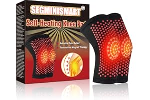 SEGMINISMART Ginocchiere Autoriscaldanti,Ginocchiera Riscaldata,Tutore Riscaldato Ginocchio,Ginocchiera Magnetiche Autoriscaldanti,Supporto per ginocchiere invernali caldo,Alleviare Il Dolore alle Articolazioni