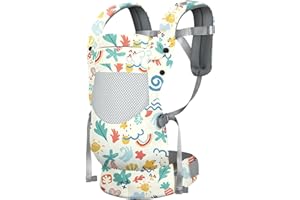 YooxArmor Mochila Portabebés,Ergonómico Portabebé Adapt para Recién 3 a 36 Meses Nacidos Desde el Nacimiento,Ajustable Cómodo y ligero, para Bebés de 3 a 30 kg