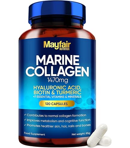 2600mg Collagen Capsules With Vitamin C & Biotin - Hydrolysed Marine Collagen For Skin, Hair & Joints 7 thumbnail image