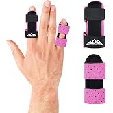 supregear Finger Splints, Pack of 2 Universal Straightening and Supporting Broken Fingers and Trigger Finger Splints, for Med