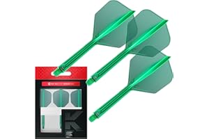 TARGET Darts K Flex Integrated Dart Flight and Stems | Pack Of 3 K-Flex, Precision Moulded 2-In-1 Dart Flights And Dart Shafts | Professional Dart Accessories