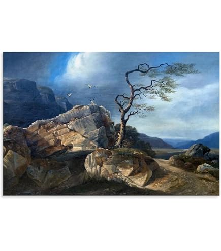 Kunstdruck: Alexander Von Humboldt & Aimé Bonpland Am Chimborazo – 55x40 Cm
