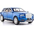 SANTALON 1/22 Big Rolls Royce CULLINAN Toy Car Metal Pull Back Diecast Car with Openable Door and Sound Light, Gifts Toys for Kids【 Multicolor 】 (‎1/24 Big ROLLS ROYCE CULLINAN - BLUE)