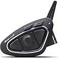 Midland BTX2 Pro S LR Singolo C1414.02, Interfono Moto Bluetooth Singolo, Auricolari Casco Impermeabili IPX6, Cancellazione d