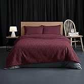 Merinos Modern Line 3 Par&ccedil;a Battaniye Seti | M&uuml;rd&uuml;m Renk, Yumuşak, Şık ve Konforlu Ev Tekstili, Dekoratif Tasarım